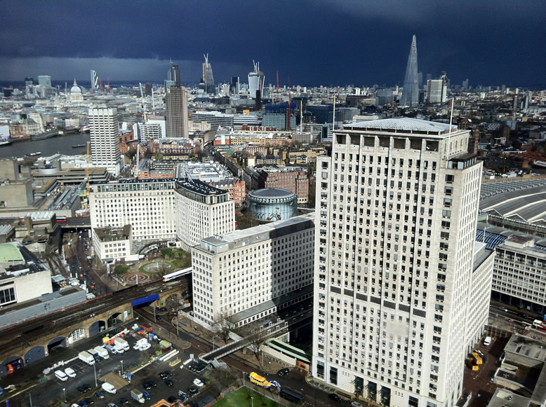 Autre vue depuis la grande roue de Londres