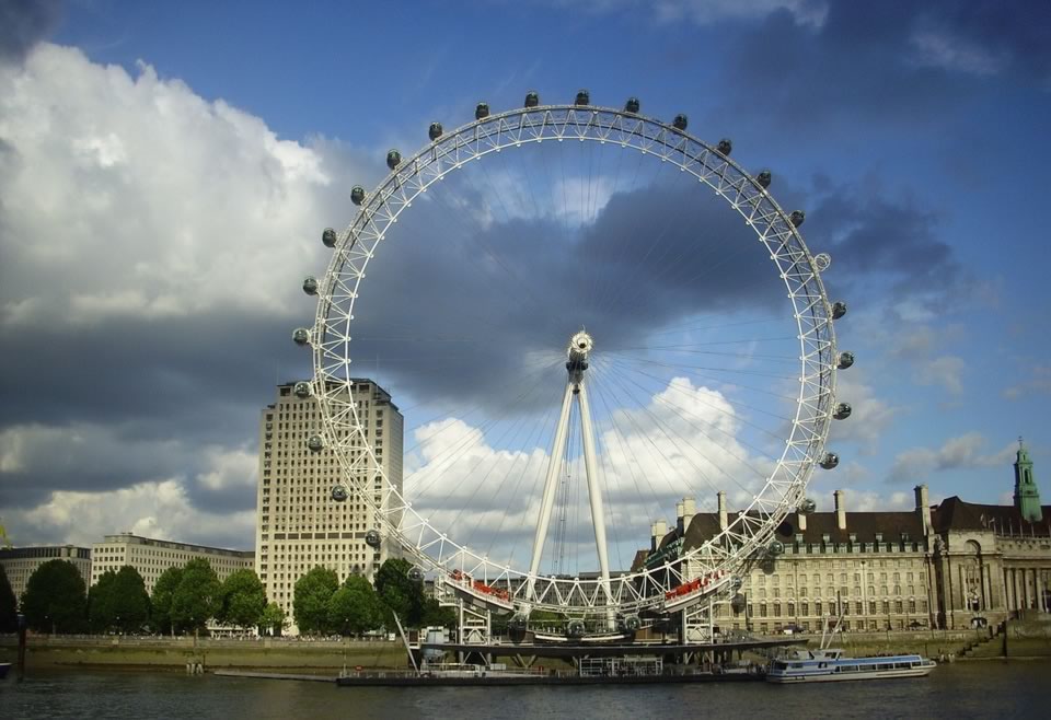 Vue de la grande roue de Londres