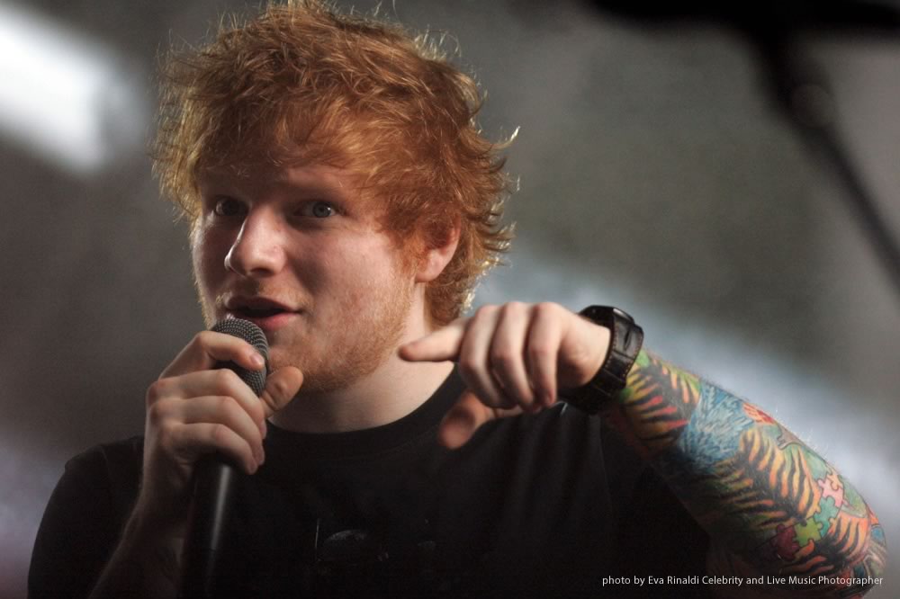 Ed Sheeran en concert en France en 2018