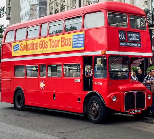 Jeu Sixties Bus London