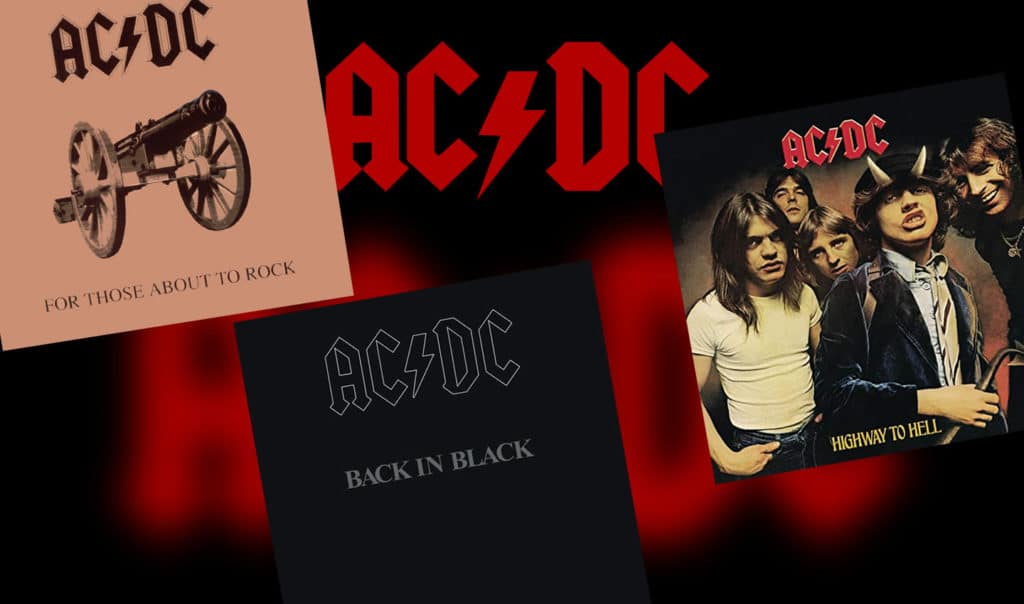 3 albums AC/DC