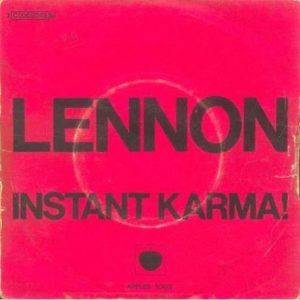 45 tours Instant Karma de John Lennon