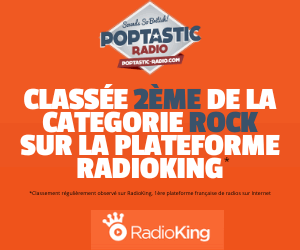 Poptastic Radio classée 2ème de la catégorie "radios Rock"
