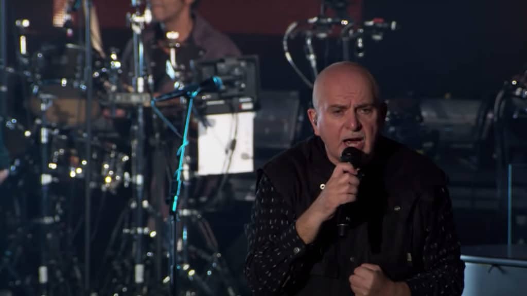 Peter Gabriel un artiste concerne qui s'implique