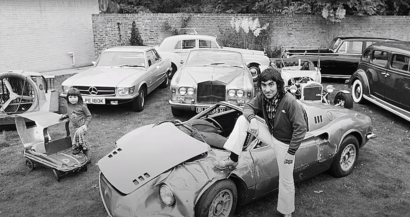 keith moon et ses voitures