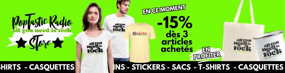  15 sur 3 articles poptastic radio merch