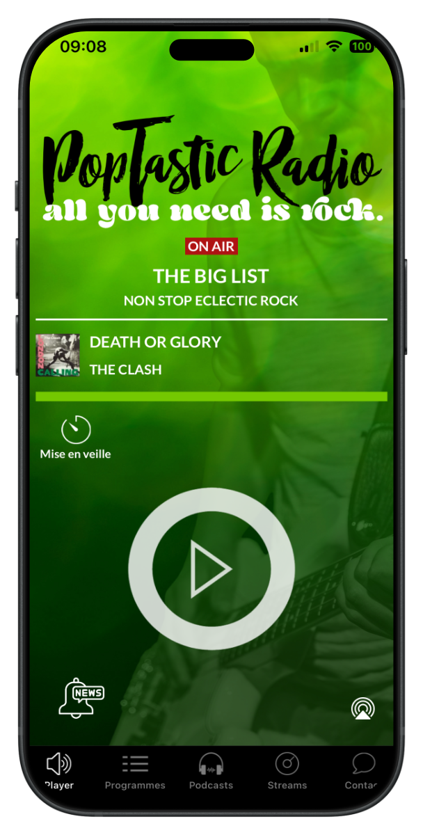 poptastic radio app splash