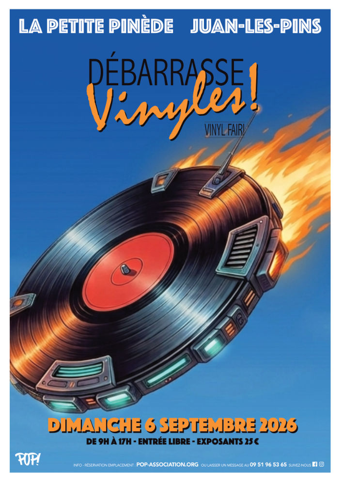 foire vinyles juan les pins 6 septembre 2026