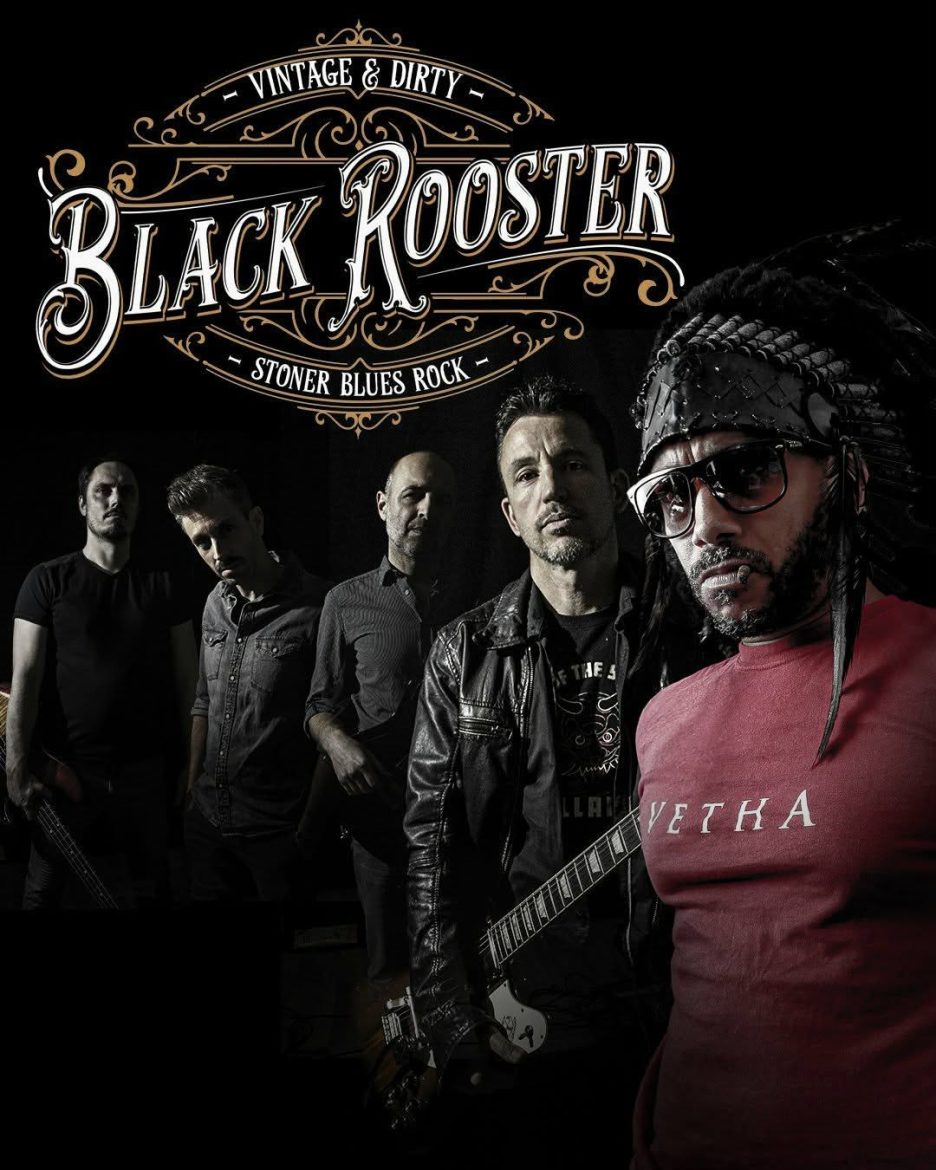 black rooster